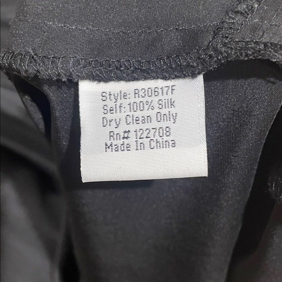 Johnny Was black silk slip Dress - Picture 3 of 7